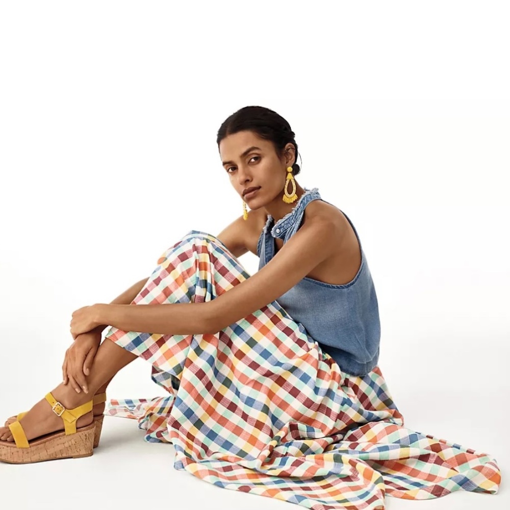 Maeve by Anthropologie | Plaid Midi Skirt